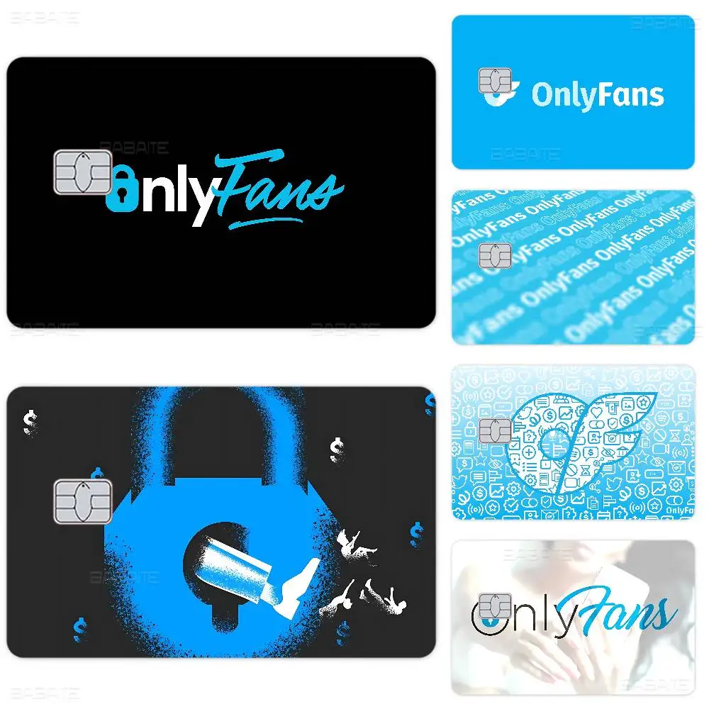 

Adult O-OnlyFans Anmie Sticker Film Skin Cover For Credit Card Debit Bank Card Front