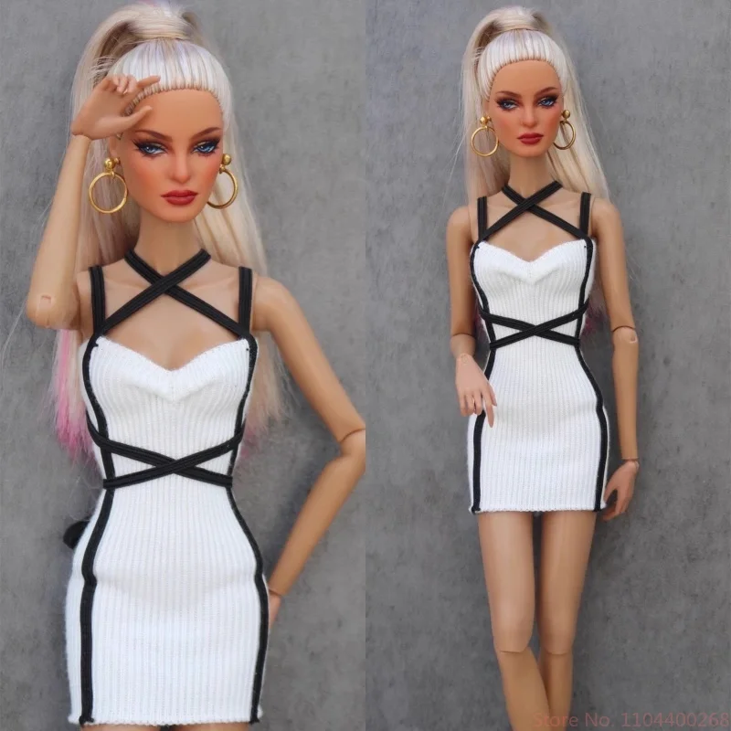 ﻿   Gorąca Wyprzedaż Modne Sukienki Eleganckie na Imprezę dla Lalek 30cm, Codzienne Ubrania dla Lalek, Spódniczka Księżniczki, Ubrania dla 1/6 BJD DIY, Bez Lalki