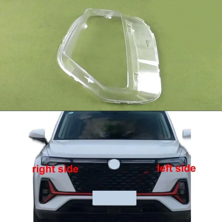 

Для Changan CS35 Plus (версия с синим китом) 2021 2022 прозрачная крышка фары абажур корпус линзы из плексигласа