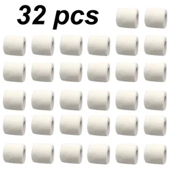 1/6/12/24/32 pcs White Gauze Elastic Bandage Anti-slip Athletic Nonwoven Disposable Tattoo Self-adhesive Pet Bandage