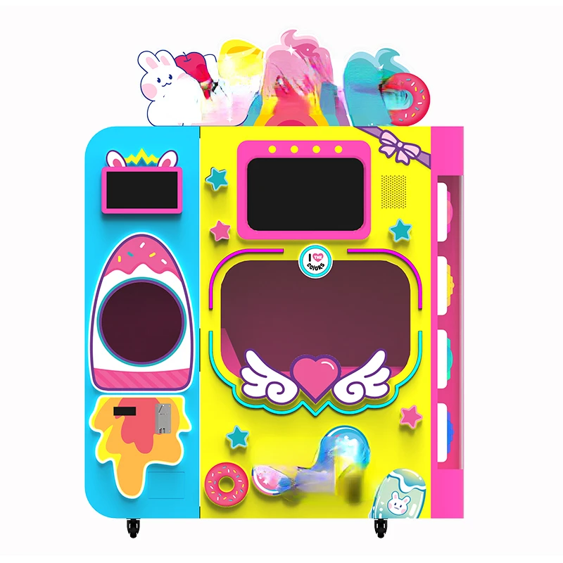 equipment and machines marshmallow vending machine cotton candy trade cashless candy marshmallow machine vending for sale