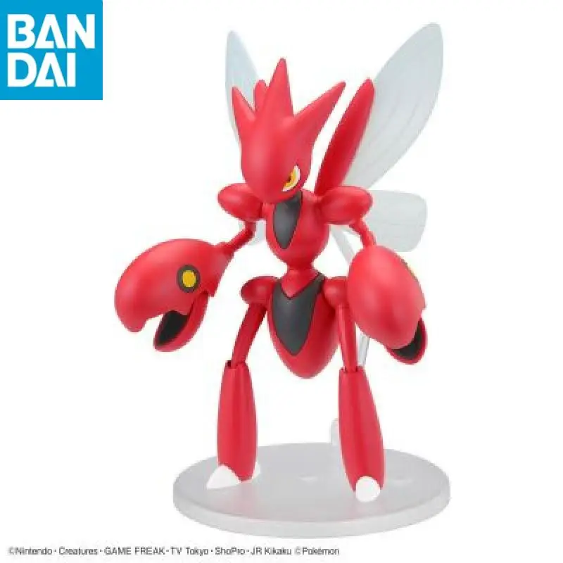 

In Stock Genuine Bandai Namco Banpresto Pokemon Evolution No.55 Scizor Pvc Figure Anime Model New Unopened Desktop Ornament Doll