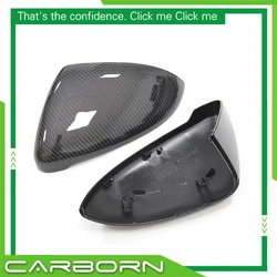 2014-2020 For Volkswagen VW Golf 7 MK7 Lamando Touran-L Sportsvan Forged Carbon/Real Carbon Fiber Mirror Cover Replacement Style