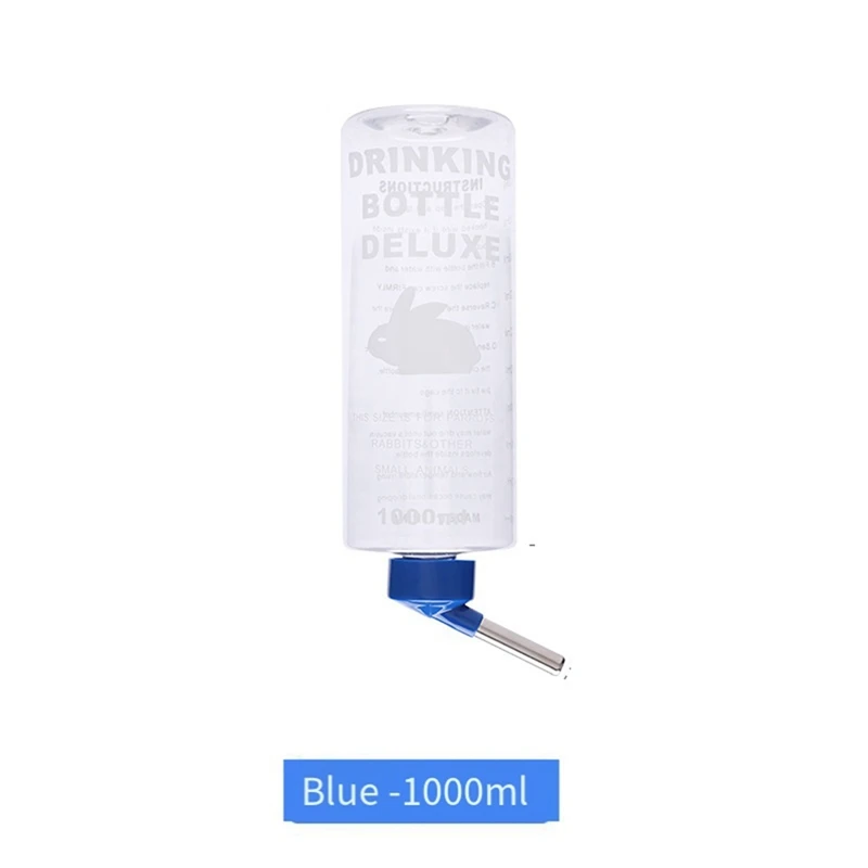 1000Ml Small Animal Drinking Fountain Automatic Drinking Water Hanging Water Bottle Suitable For Guinea Pigfeeder