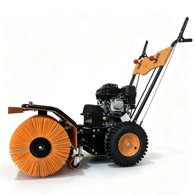 Hand-push  Snow Blower, Small Cement Pavement Snow Remover, Property Snow Shoveling and Cleaning Machine