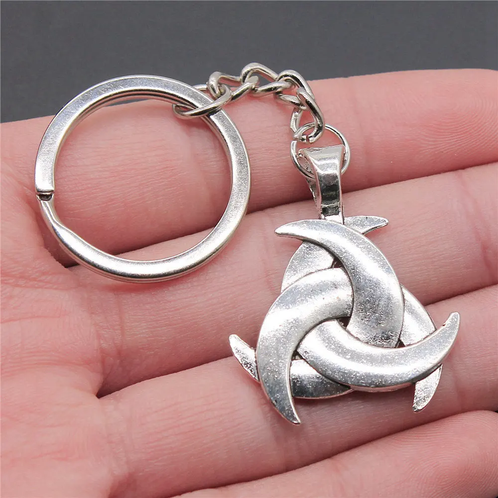 Celtic Hexagram Talisman Amulet Keychains 28mm Ring Child Jewelry Mother'S Day Clearance Sale Crafts