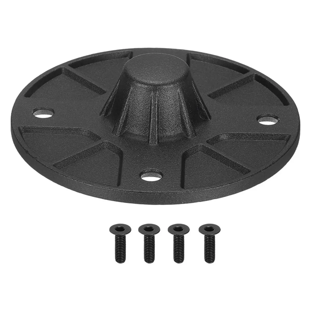 618 Mega Sale 4 Pcs Speaker Stand Metal Speaker Stand Adapter for Speaker Pole DIY Home Theater Studio Cabinet