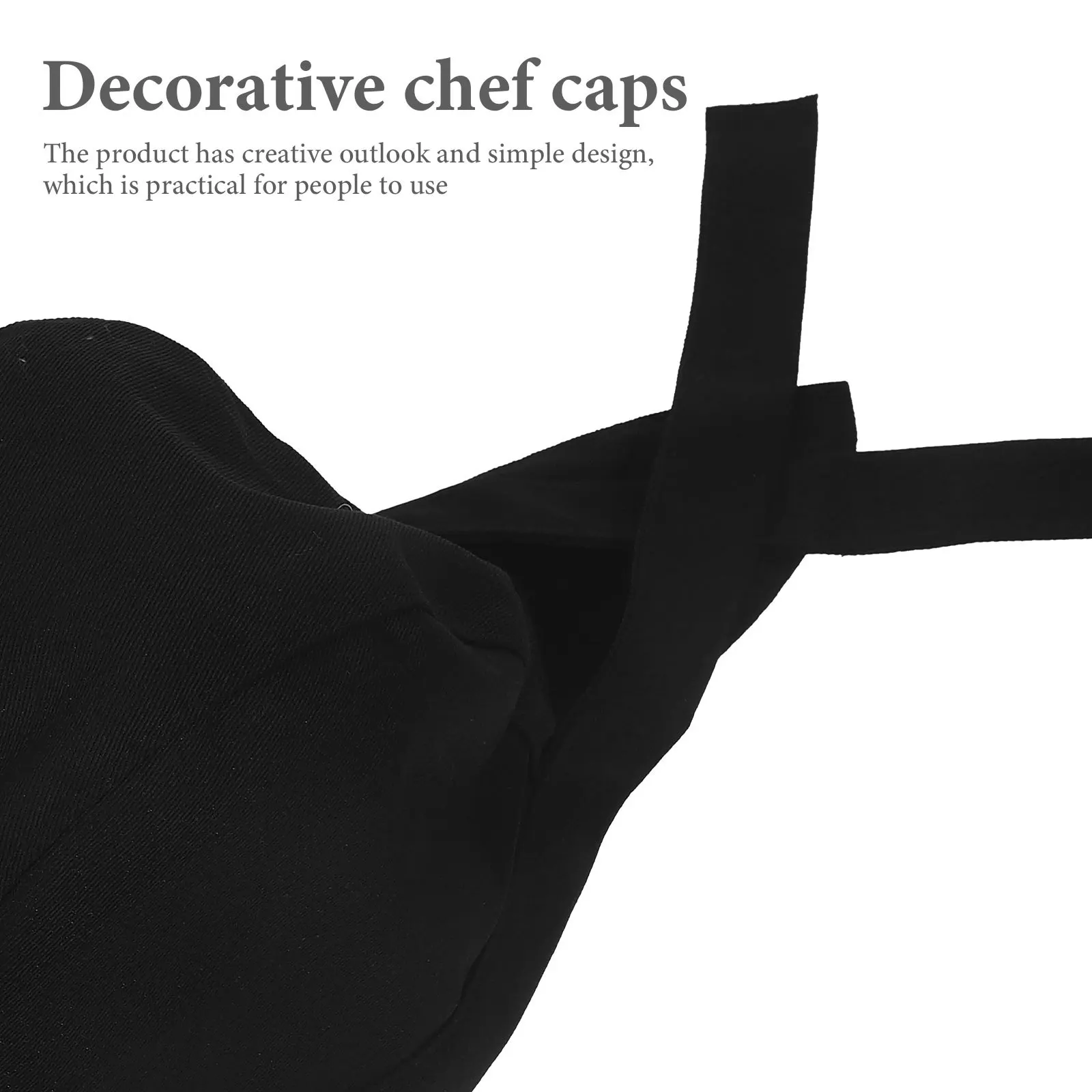 6 pezzi cappello da cuoco fascia durevole cucina cappelli da cucina per ristorante café panetteria barbecue panno di cotone unisex berretti uniforme