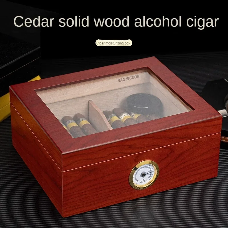 

Cigar Bag Travel Humidor Cigar Box Humidifier Pure Humidor Boxes Cigars Portable Cedar Large Lighters Smoking Accessories Home