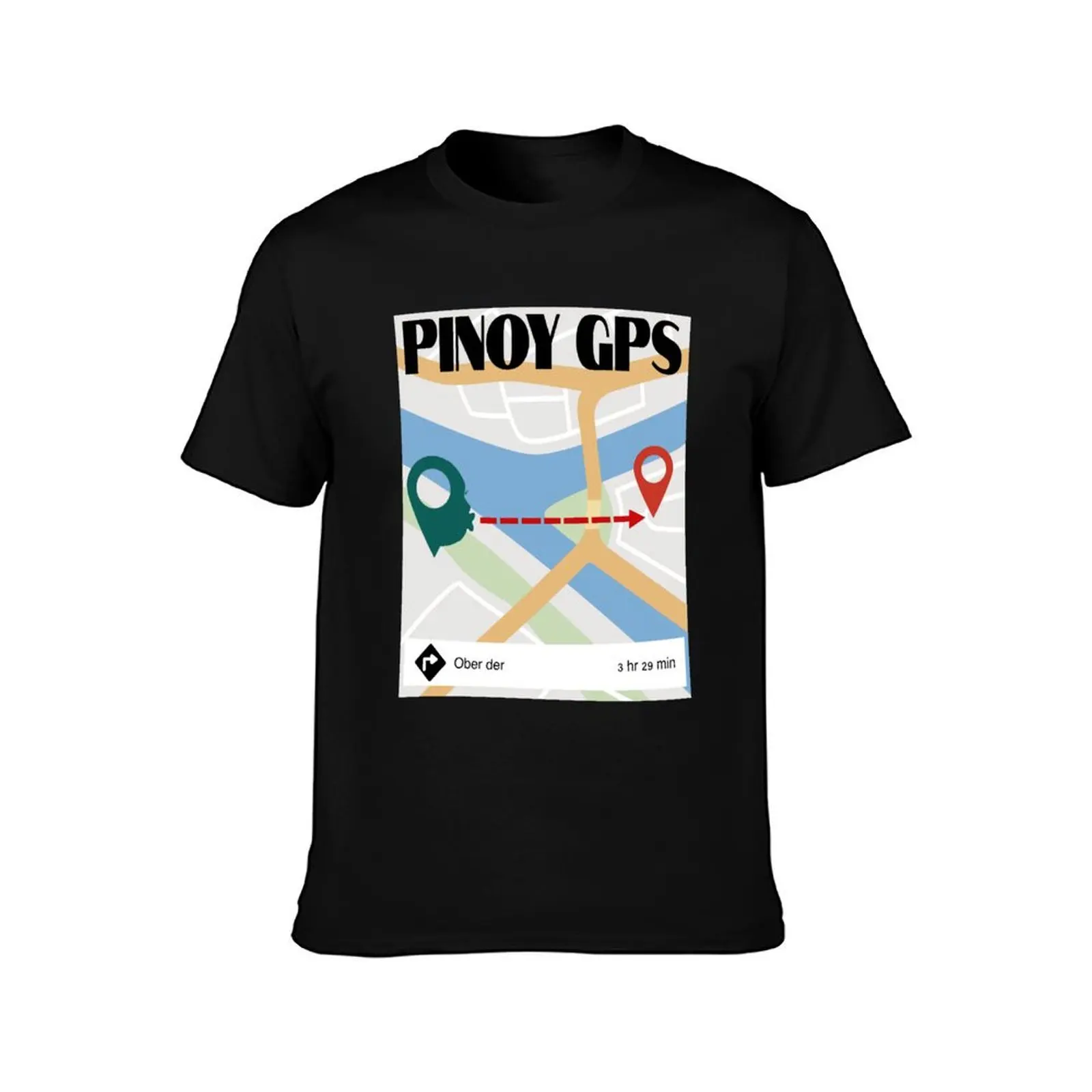 Pinoy GPS: Humorous Lip Pointing Design T-Shirt Plus Size All Match Tee Shirt T-Shirt