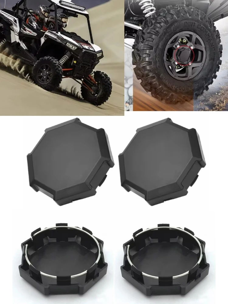 ศูนย์กระทะล้อยางล้อ1/2/4ชิ้นฝาปิดสำหรับ Polaris 2017 + RZR XP XP4 RS1 1000เทอร์โบ/ศูนย์1523994-655