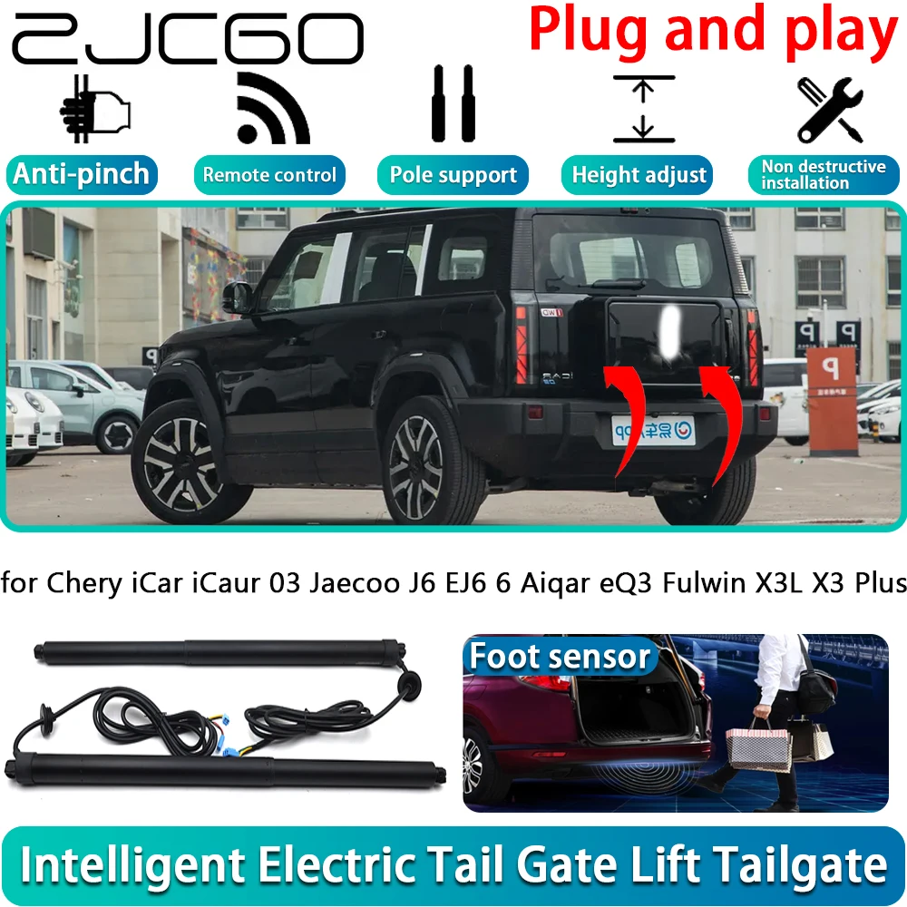 

for Chery iCar iCaur 03 Jaecoo J6 EJ6 6 Aiqar eQ3 Fulwin X3L X3 Plus Powered Tailgate Power Liftgate Automatic Tailgate System