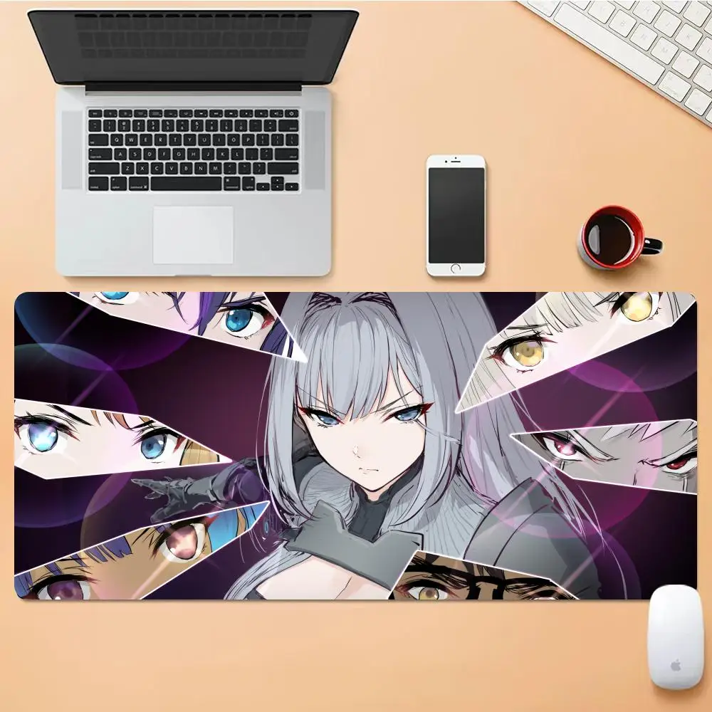 

Virtual Idol Rubber Mouse Mat Vtuber Juufuutei Raden Anime HD Priting Playmat Office Game Creative Black and White Desk HYBXXC