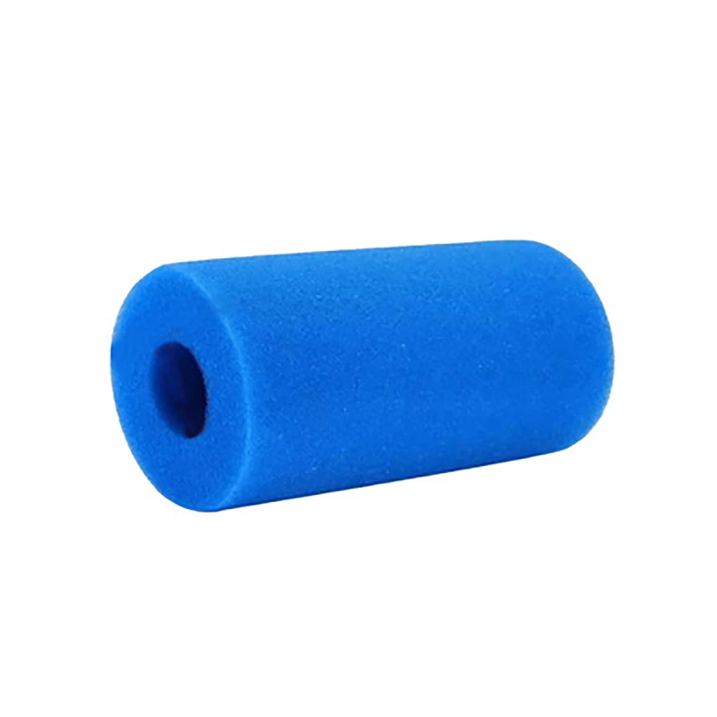 Swimming Pool Water Filter Foam Pool Reusable Washable Sponge Filter Column Filtration Accessory, 10.2x9cm