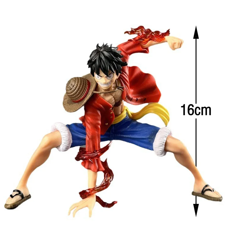 3 قطعة 16-21 سنتيمتر قطعة واحدة أنيمي الشكل الدائمة لوفي عباءة معركة عمل تمثال بولي كلوريد الفينيل نموذج دمية جمع لعب طفل هدية في المخزون