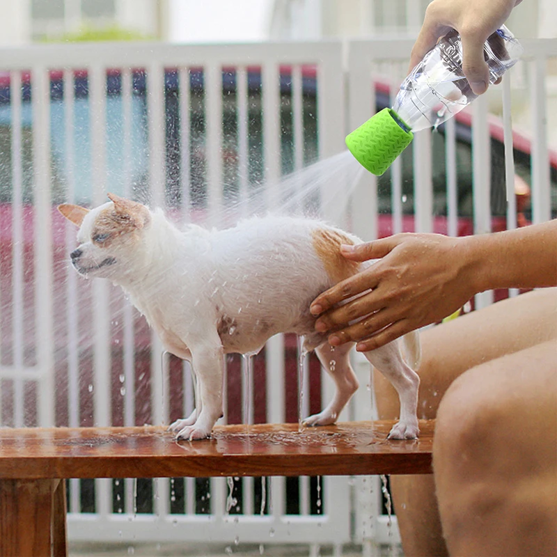 Pet Dog Shower Silicone Pet Shower Head Outdoor Cat Dogs Shower Cleaning Supplies Portable Pets Shower Pet Cleaning Supplies