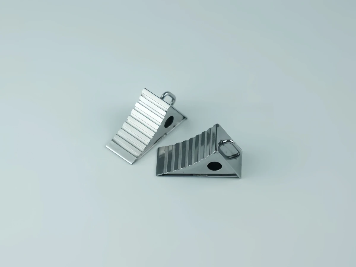 Scaleclub Tamiya 1/14 1/16 Universal Metal Wheel Chock for Tractor Dump Truck