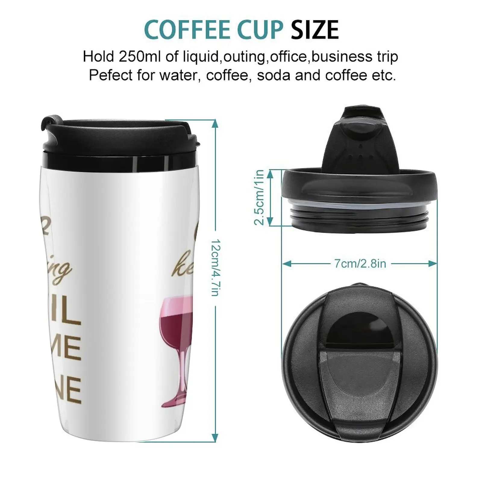 New Coffee Keeps Me Going Until It's Time For Wine Travel Coffee Mug Coffee Goods Luxury Coffee Cups Cup Set Set