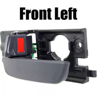 Car Inner Door Handle For Hyundai For Accent 2006 2011 Black Plastic Material Easy Installation Stable Performance