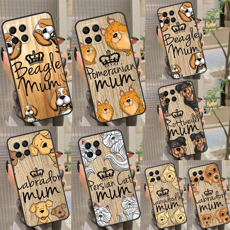 Rottweiler Labrador Beagle Mum Funda For Samsung Galaxy M13 M23 M33 M53 M12 M22 M32 M52 M11 M31 M51 M20 M54 M34 M14 Case