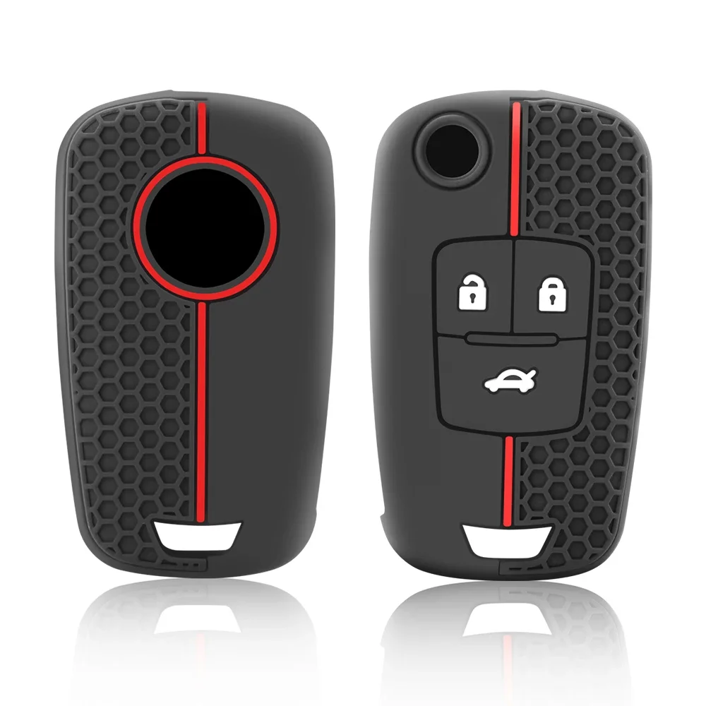Silicone Car Key Case Protection for Chevrolet Cruze Aveo Trax Sail Malibu Captiva Opel Vauxhall Astra J Corsa Insignia Mokka