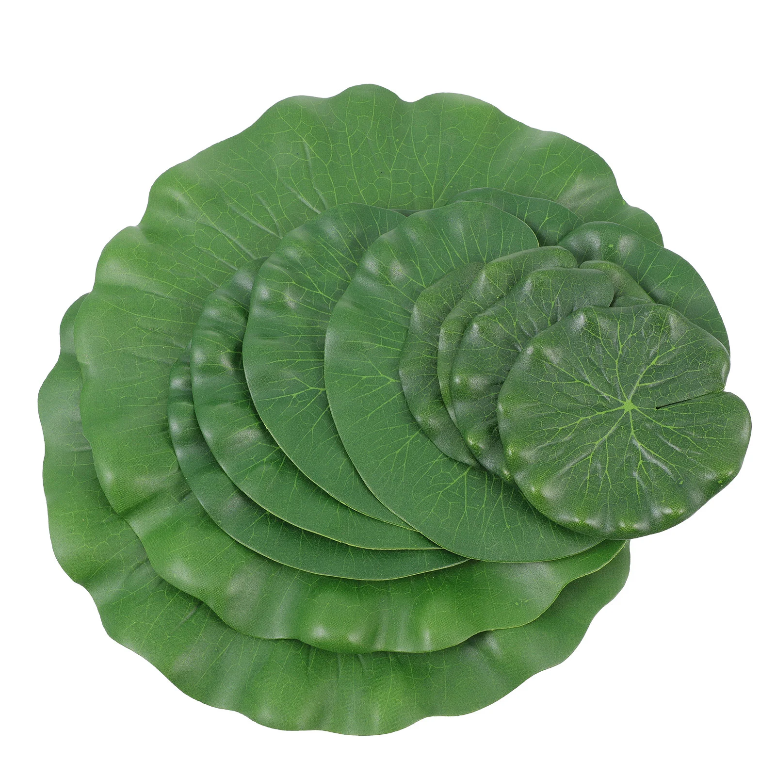 10 Pcs Lilly Pad Pond Simulation Lotus Leaves Lily Pads Greenery Artificial Floating Foam Leaf Ornament