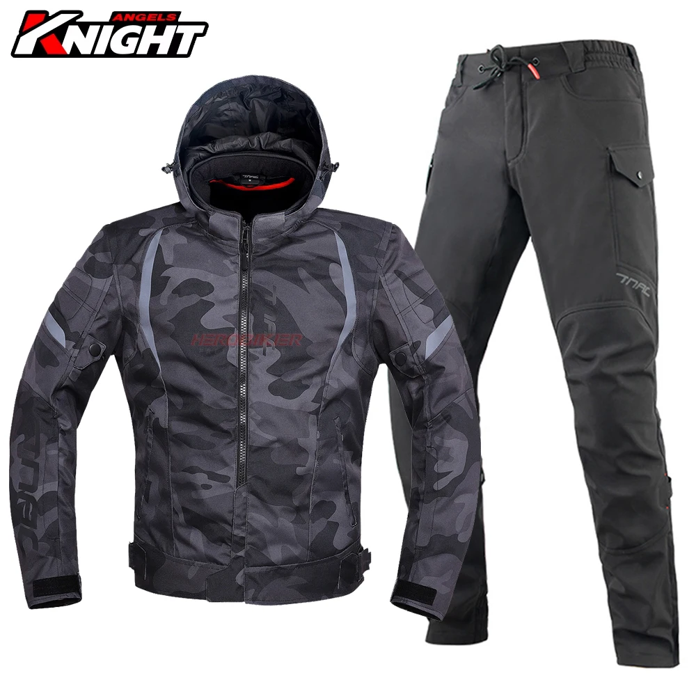 

Motocross Jacket Waterfroof Motorcycle Jacket Motorcyclist Jackets Men's Biker Racing Jacket Reflective Motorbike Riding Clothes