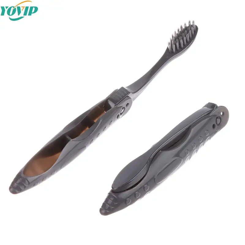 Folding Toothbrush Portable Disposable Travel Camping Toothbrush Tooth Oral Cleaning Tool Soft Toothbrush Personality Toothbrush