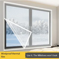 Winter warm curtain sealed window windproof bedroom thickened warm curtain insulation film anti-freezing and cold windproof devi