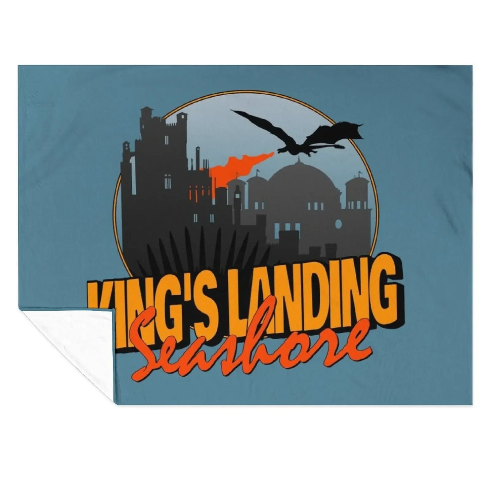 

King's Landing Seashore II Throw Blanket Custom Blankets Sofas Of Decoration for babies Baby Blankets