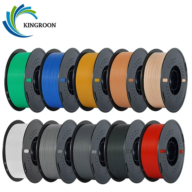 for Kingroon PLA Filament 1.75mm 10KG 22lbs Wholesale 10 Roll Mix Color for 3D Printer