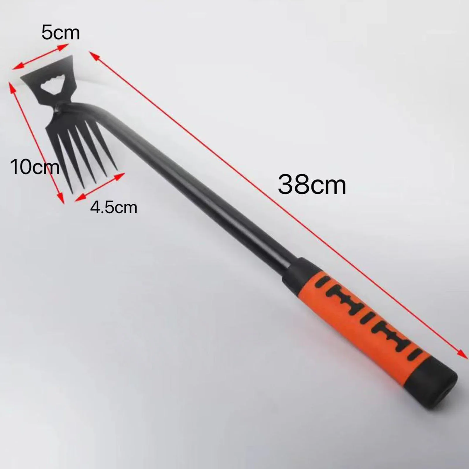 Metal Weed Cleaning Shovel 2 In 1 Garden Rake Stainless Steel 5/6/8/11 Teeth Dual Headed Weeding Tool For Gardening Weeding Tool