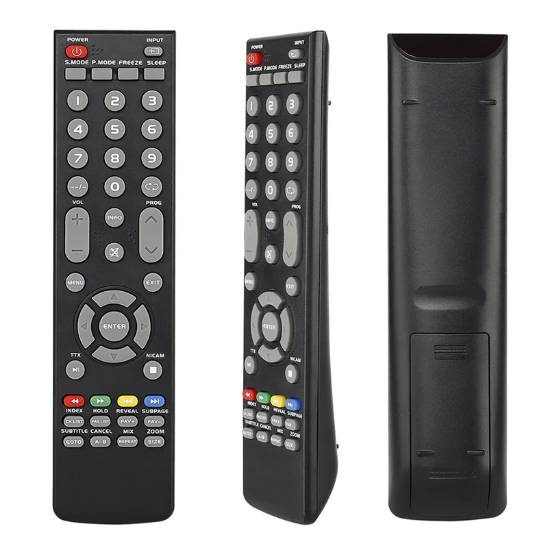 Remote Control M09K Remote Control Hitam Cocok Untuk Remote Control TV ASANZO Remote Control Bebas Pengaturan Versi Bahasa Inggris