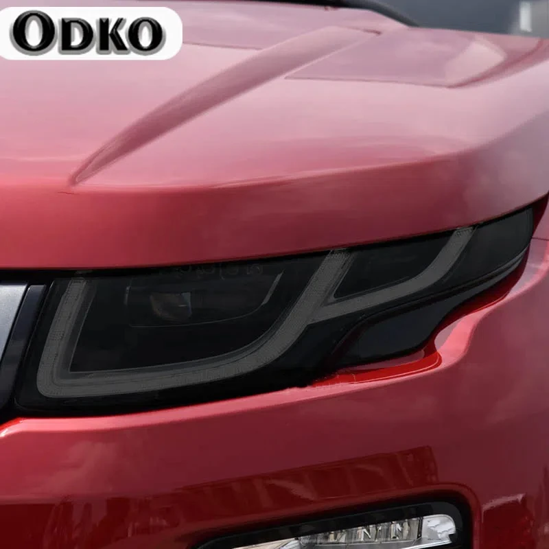 

Car Headlight Tint Smoked Black Protective Film TPU Stickers For Range Rover Evoque 2012-2018 Accessories Anti-Scratch Repair