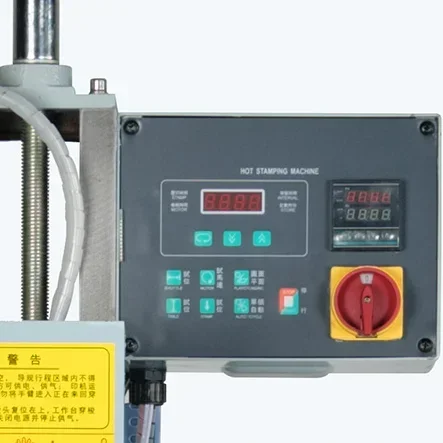 2026nbHot Foil Stamping Machine Pneumatic Paper Plastic Leather Foil Hot Stamping Machine
