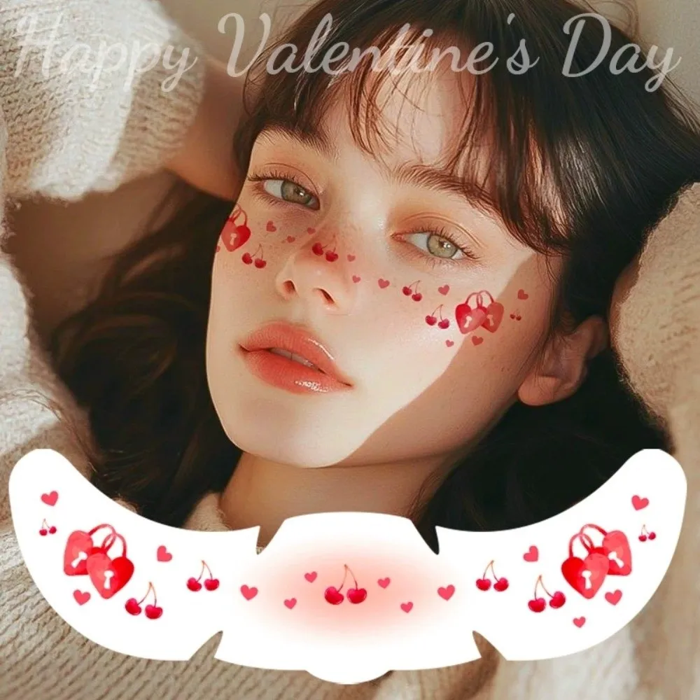 8pcs Waterproof Freckles Blush Stickers Facial Art Disposable Face Temporary Tattoos Long Lasting Makeup Stickers Concert