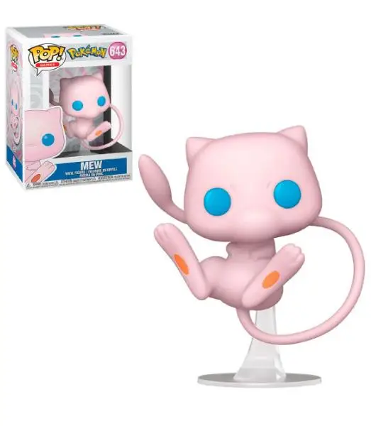 Funko pop pokemon różowy MEW 643 # kolekcja figurek winylowych zabawki modele na prezent urodzinowy dla dzieci