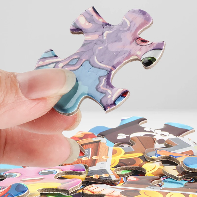 48 piezas de rompecabezas de juguete para niños, juguetes de educación temprana, recuerdos de guardería, regalos para ha
