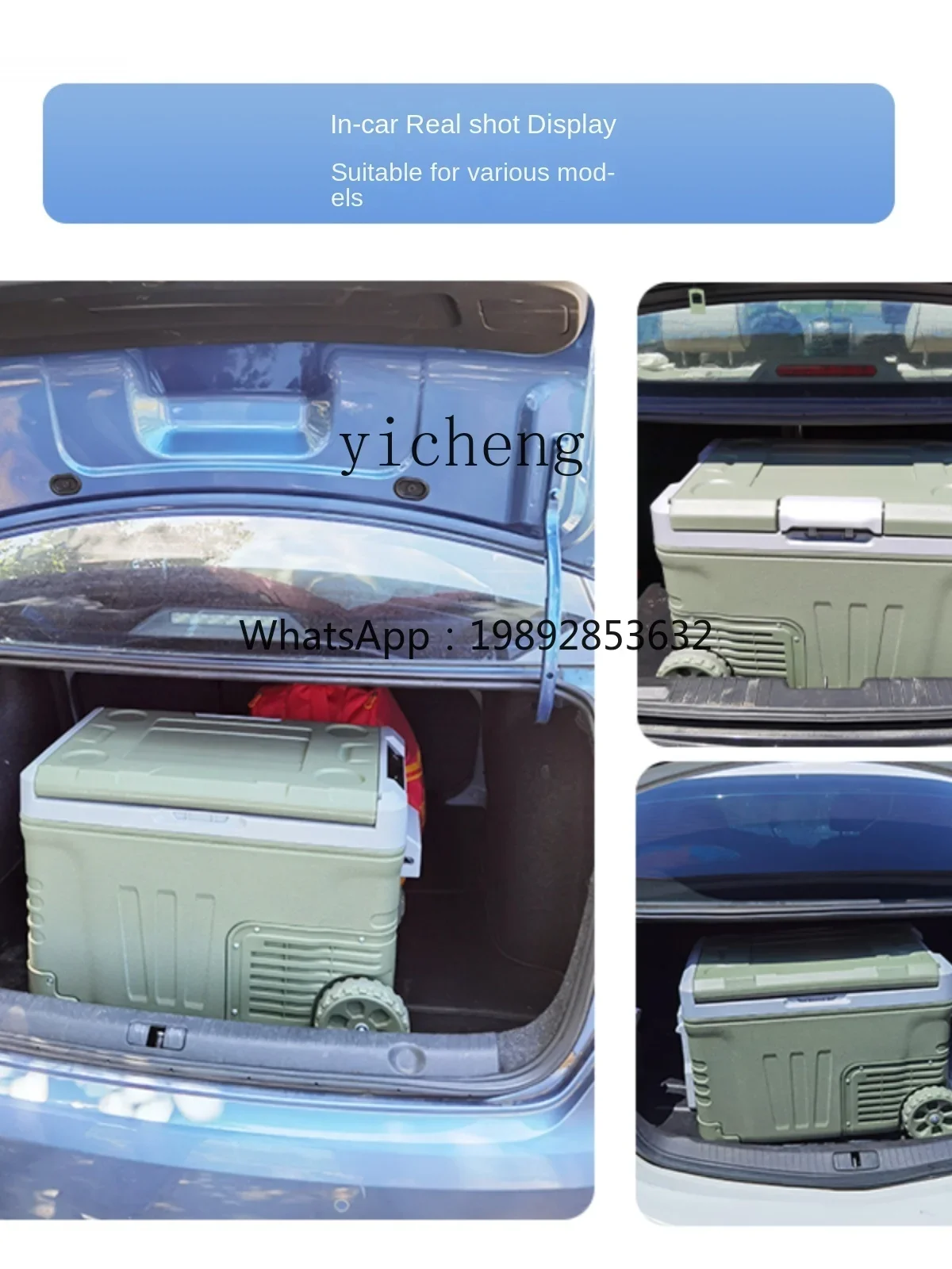 ABB Car Refrigerator Light-Duty Vehicle Dual-Purpose Compressor Refrigeration Mini Refrigerator Freeze Storage