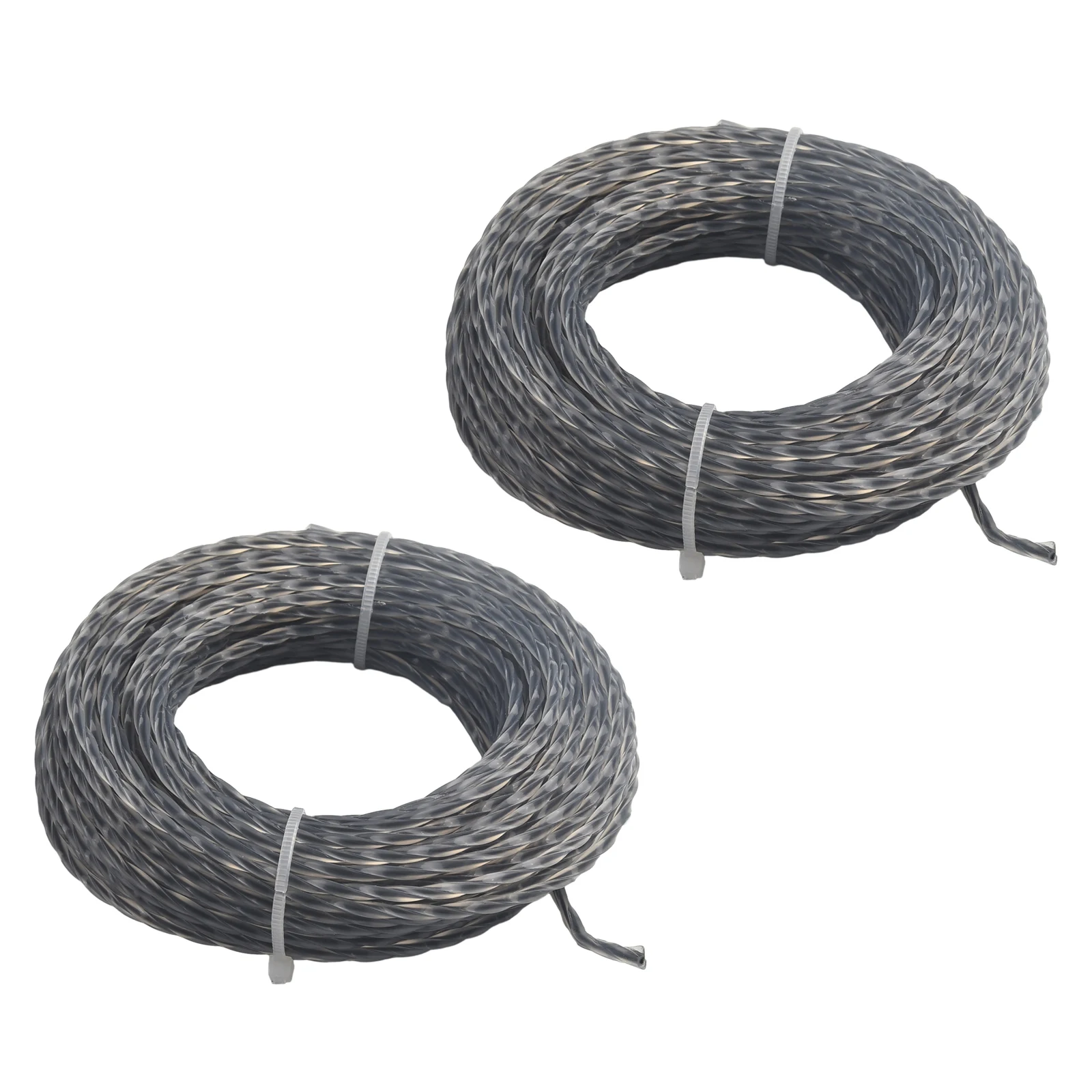 Top Notch 2 Sets Corereinforced Grass Trimmer Line 2 0 3 0 Mm X 15m (30m) Line Spool For Optimal Mowing Results