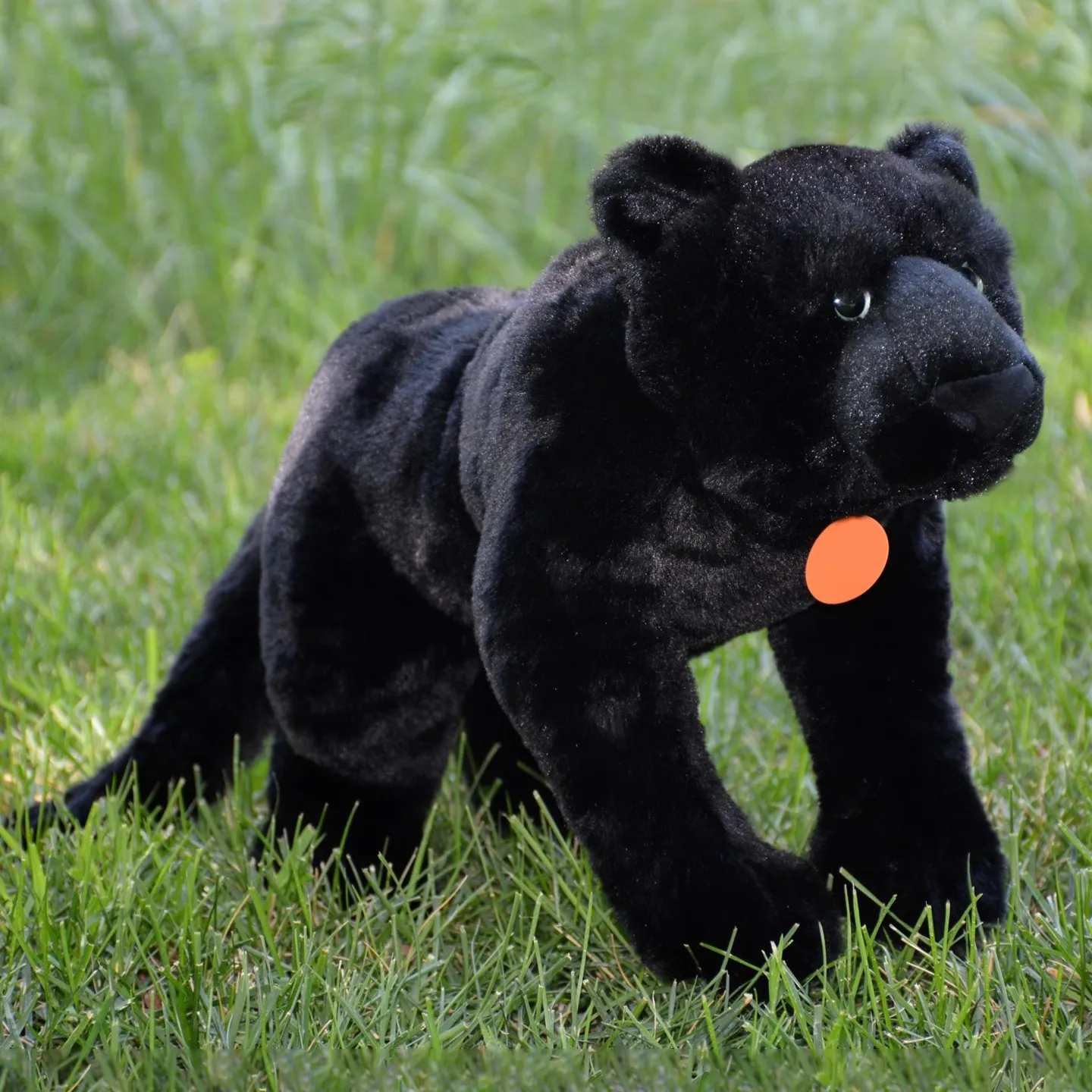 

Simulation Animal Black Panther Plush Toy Cute Leopard Wild Animals Big Soft Toy Birthday Gift Decoration DY10431