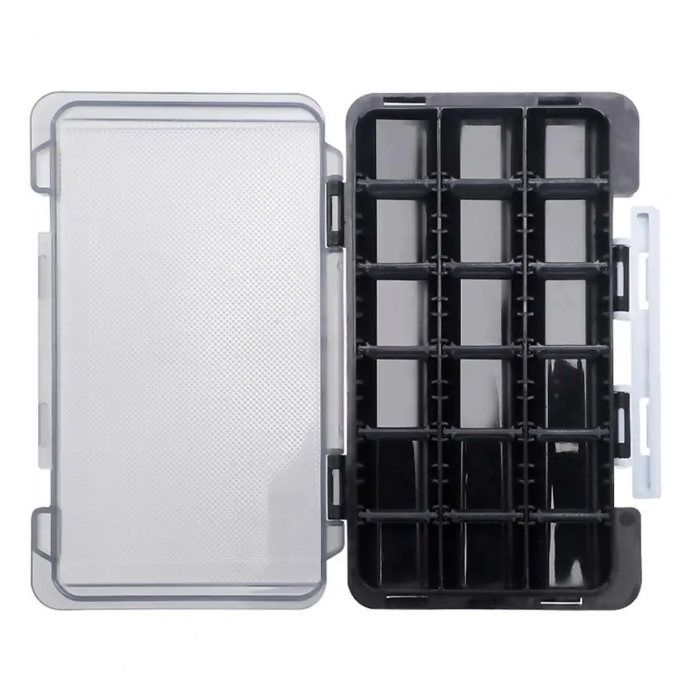 

Fishing Box Durable Waterproof Removable Dividers Heavy Duty Fishing Bait Box Angling Accessories