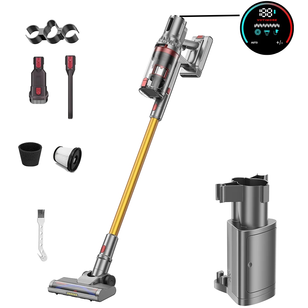 Dust Collection Station Vacuum Cleaner Powerful Brushless Motor Home Carpet Floor Care Vacuums