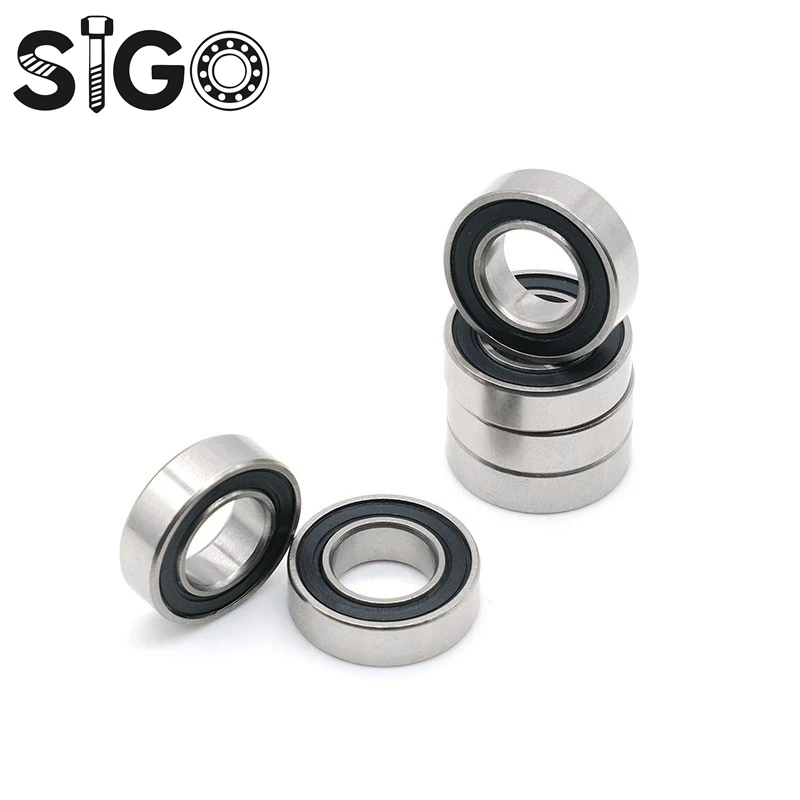 10 قطعة محامل بكرة الصيد SR166 2RS CB ABEC7 4.763X9.525X3.175 ملليمتر الفولاذ المقاوم للصدأ الهجين محمل كروي سيراميك SR166-2RS CB #5