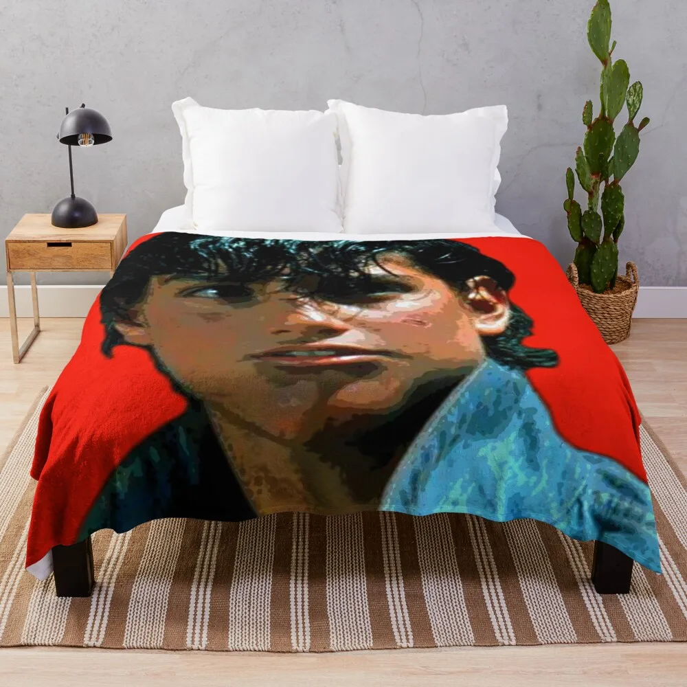 ralph macchio Throw Blanket Retro Blankets