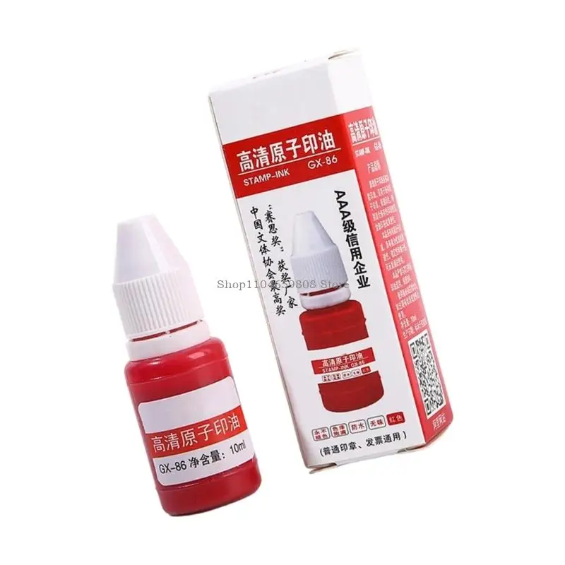 5 stks 0.33 oz Refill Inkt voor Kantoor Stempels en Inktkussens Multifunctionele Inkt Refill