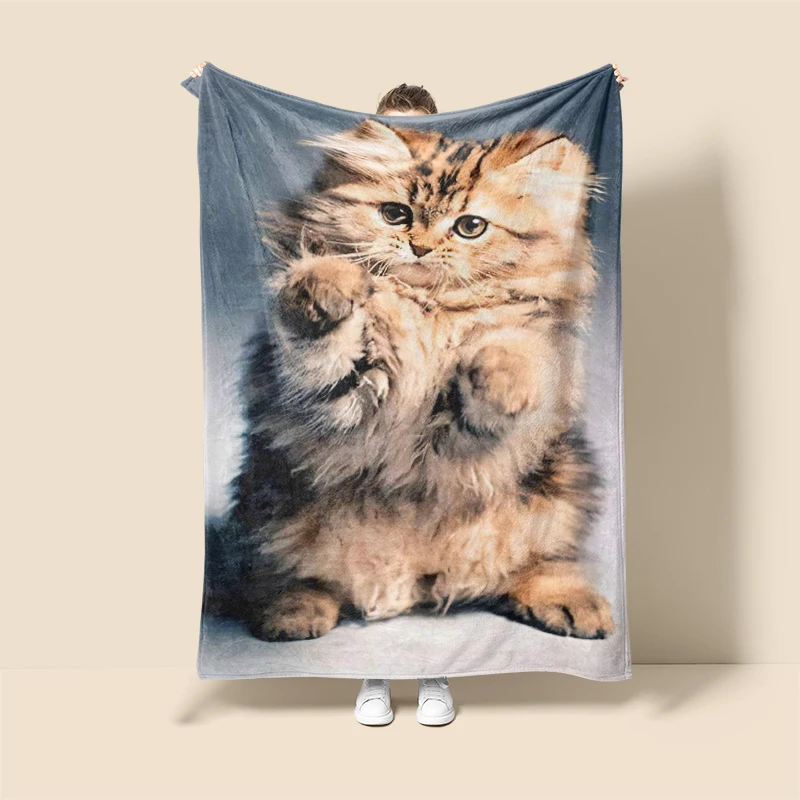 Home decoration plush Sofa blanket Natural and Animal Styles Bedspread on the bed fluffy soft blankets thick blanket for winte