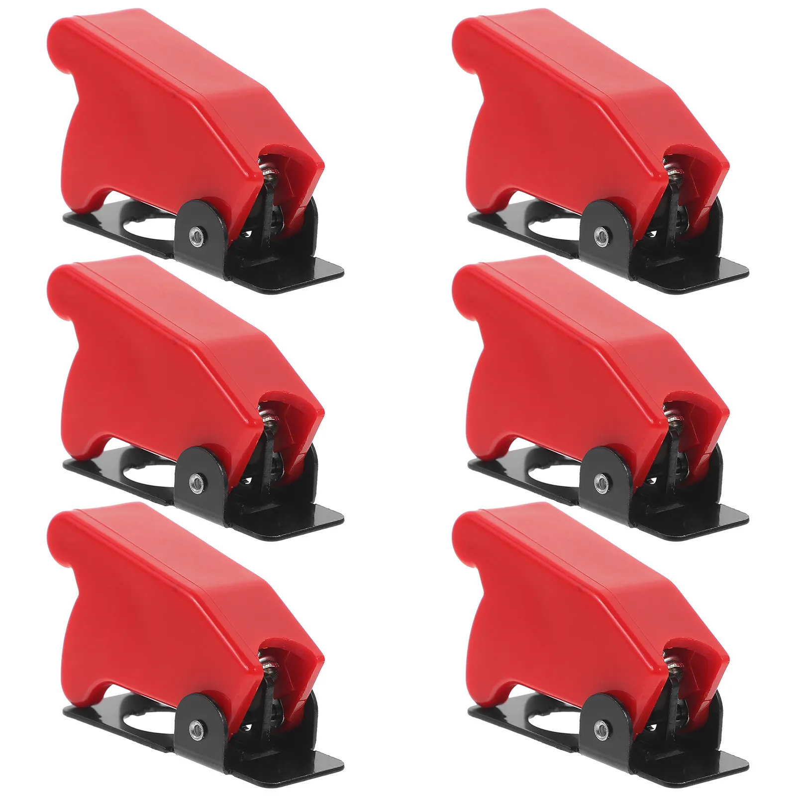 6Pcs Toggle Switch Protective Cover Sleek Anti Dust Anti Touch Accessory for Automotive Rv Atv Toggle Switch Guard