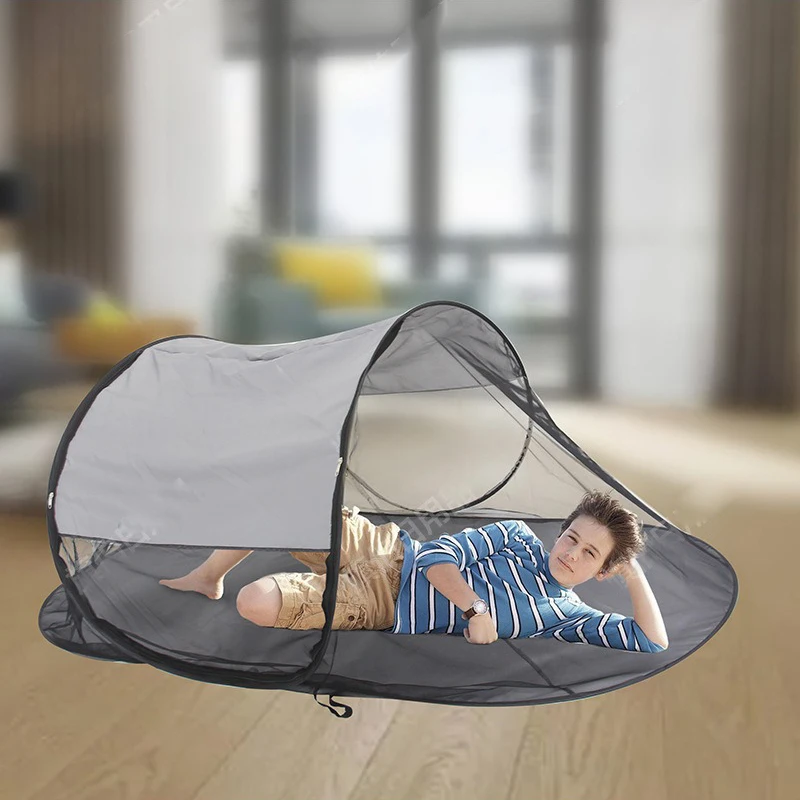 Sommer-Sonnenschutz-Zelt im Schiffsdesign, handwurfbares Moskitonetz, Outdoor-Campingzelt, Moskitonetz-Abdeckung, faltbarer Moskito-Sonnenschutz – Detail 3