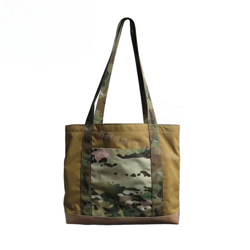 Bolso de un solo hombro de tela Oxford impermeable, bolso de camuflaje, respetuoso con el medio ambiente